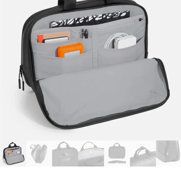 Stylish Gray Laptop Bag for Men - Picture 6 of 14